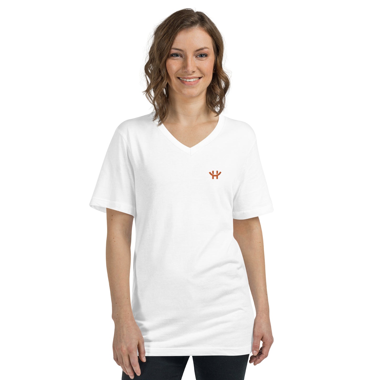 HandiCup Unisex Short Sleeve V-Neck T-Shirt
