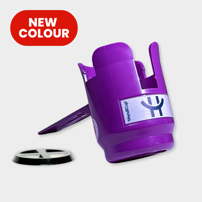 NEW COLOUR - Purple HandiCup Wheelchair Cup Holder