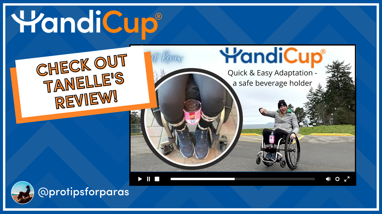 Load video: Pro tips for paras reviews the HandiCup