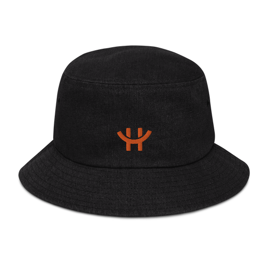 Denim bucket hat